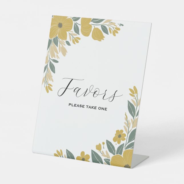 Expositor En L Buttercup Amarillos Favoritos de la recepción (Anverso)