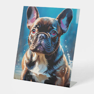 Expositor En L Cachorro de Bulldog francés