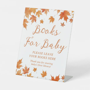 Expositor En L Caer en los libros de Baby Shower para el bebé