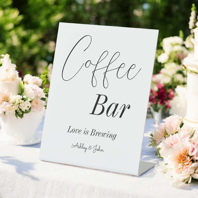 Expositor En L Café Bar Black White Wedding Ducha (Subido por el creador)