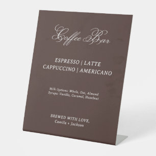 Expositor En L Café Bar Bodas Marrones