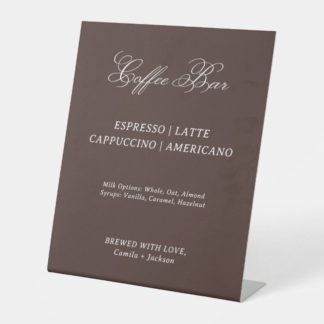 Expositor En L Café Bar Bodas Marrones (Anverso)