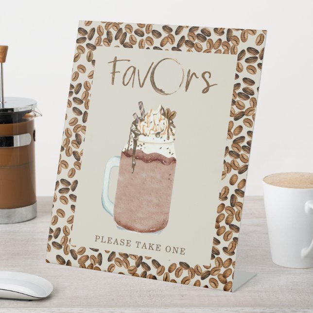 Expositor En L Café helado gana Baby Shower (In Situ)