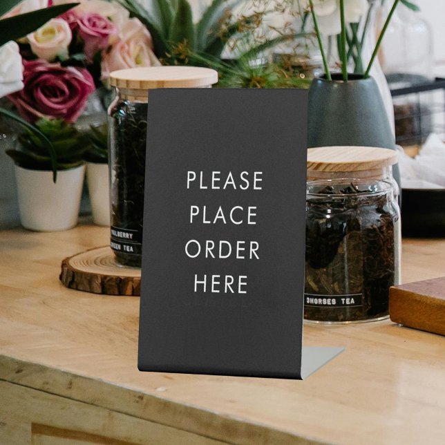 Expositor En L Cafe Order Here Rótulo (Subido por el creador)