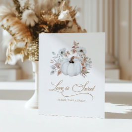 Expositor En L Caída Calabaza Blanca Amor dulce