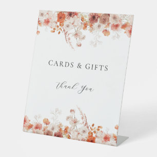 Expositor En L Caída Floral Bridal Shower