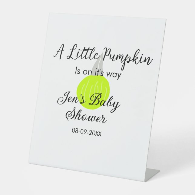 Expositor En L Calabaza de neón verde calabaza pequeña está en ca (Anverso)