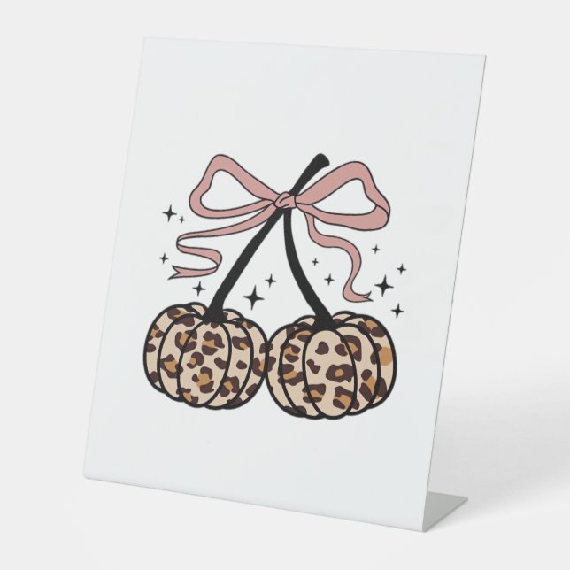 Expositor En L Calabaza de otoño, cerezas de calabaza, calabaza d (Anverso)