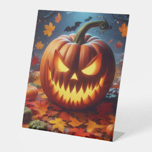 Expositor En L calabaza/Halloween/espeluznante de murciélagos