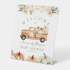 Expositor En L Calabaza moderna caída Minimalista Baby Shower neu