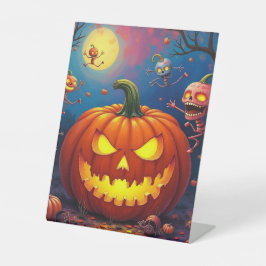 Expositor En L Calabazas feas de Halloween