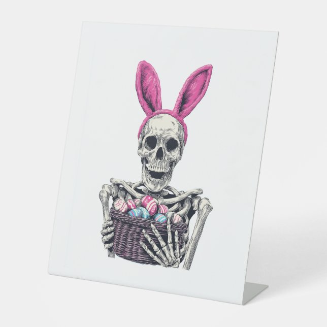 Expositor En L Calavera de Pascua - Funny Bunny Skeleton (Anverso)