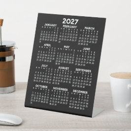 Expositor En L Calendario 2027 - se pueden editar colores - peque