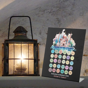 Expositor En L Calendario de Ramadán de 30 días de personalizado