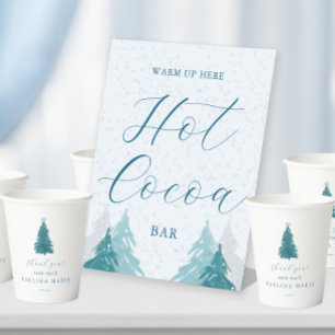 Expositor En L Caliente Aquí Hot Cocoa Bar Wonderland Quinceanera