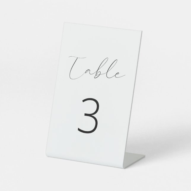 Expositor En L Caligrafía fina negra (Anverso)