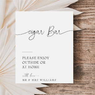 Expositor En L Calligrafía Boda moderno Rótulo Boda de bar de pur