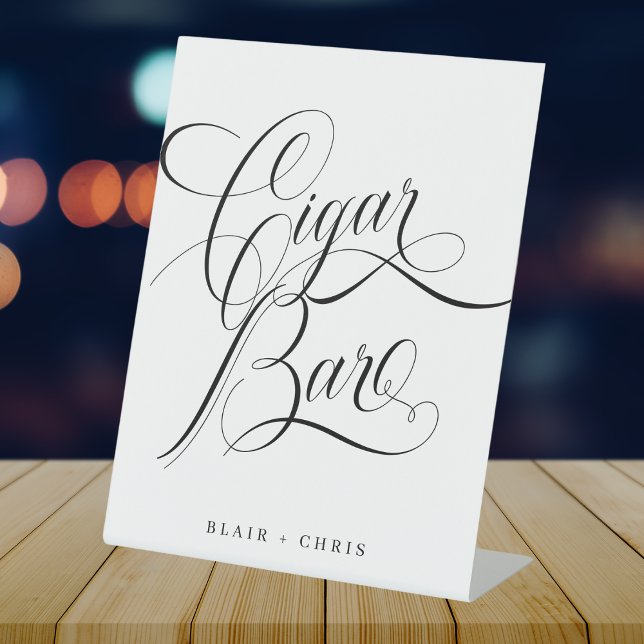 Expositor En L Calligrafía Boda moderno Rótulo Boda de bar de pur (Subido por el creador)