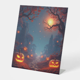Expositor En L Camino de Jack o Lantern