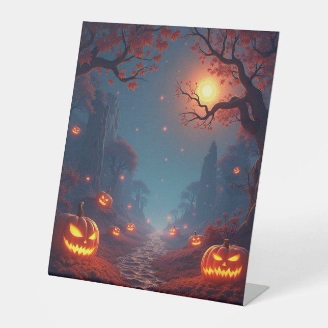 Expositor En L Camino de Jack o Lantern (Anverso)