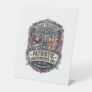 Expositor En L Camisa Patriota Motera Patriótica Camino Libertad