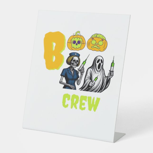 Expositor En L Camiseta Clásica De Boo Crew (Anverso)