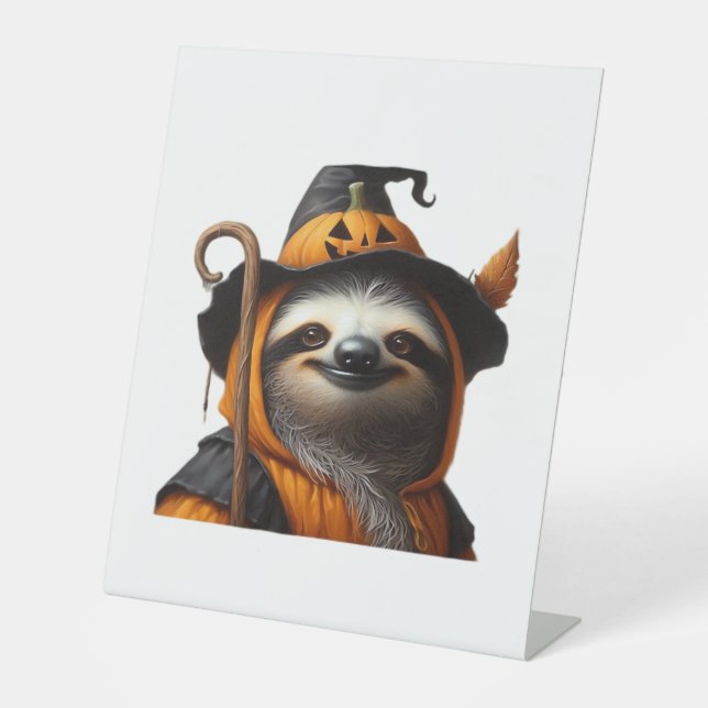 Expositor En L Camiseta clásica Sloth Halloween (Anverso)