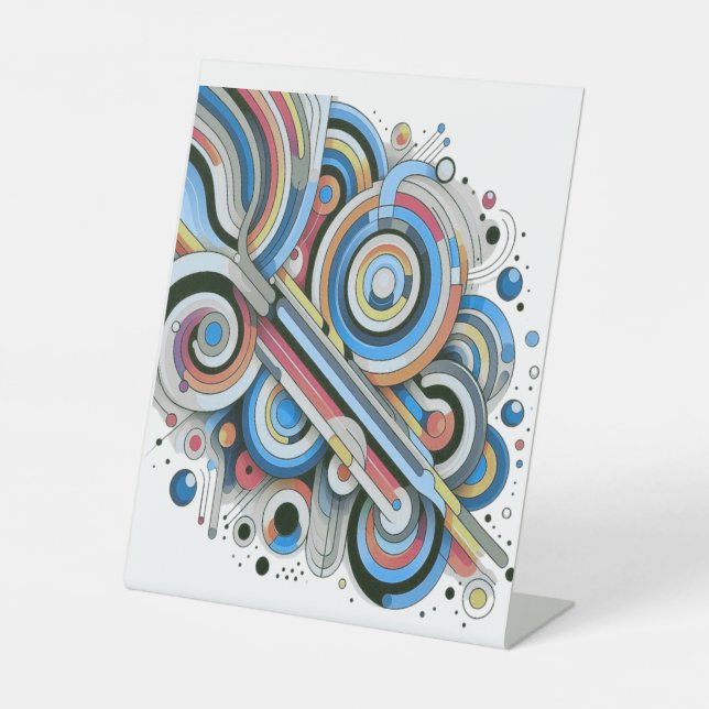 Expositor En L Camiseta de diseño artístico de la paleta arcoiris (Anverso)