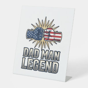 Expositor En L Camiseta Vintage Leyenda Hombre Papá Patriota Dise