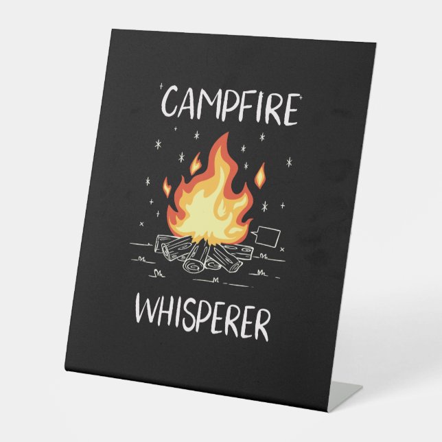 Expositor En L Campfire de campamento (Anverso)