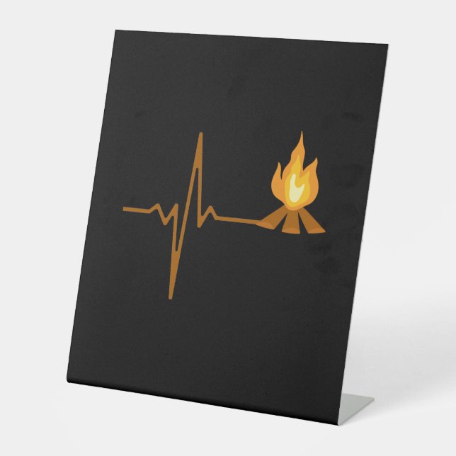 Expositor En L Campfire Heartbeat Camping (Anverso)