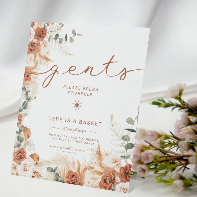 Expositor En L Canasta elegante para el baño de caballeros en bod (Subido por el creador)