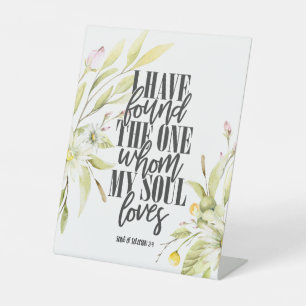 Expositor En L Canción de Solomon 3:4 Boda de Biblias Flores Silv