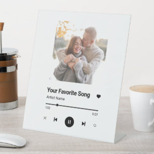Expositor En L Canción personalizado canción favorita un café taz