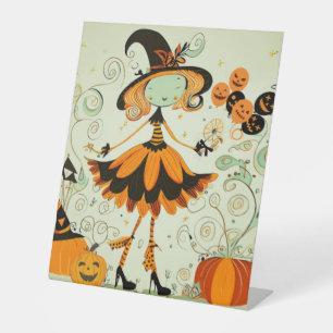 Expositor En L capricho/bruja/calabaza/caída