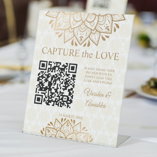 Expositor En L Captura la foto de amor compartiendo qr mandala do