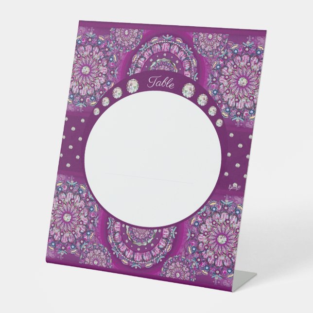 Expositor En L Cardinal Red Rosace (Anverso)