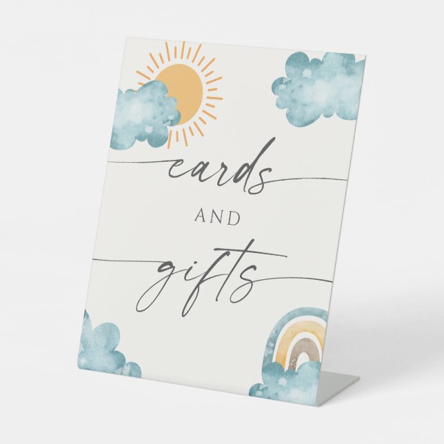 Expositor En L Cards And Gifts Baby Shower Sunshine  (Anverso)