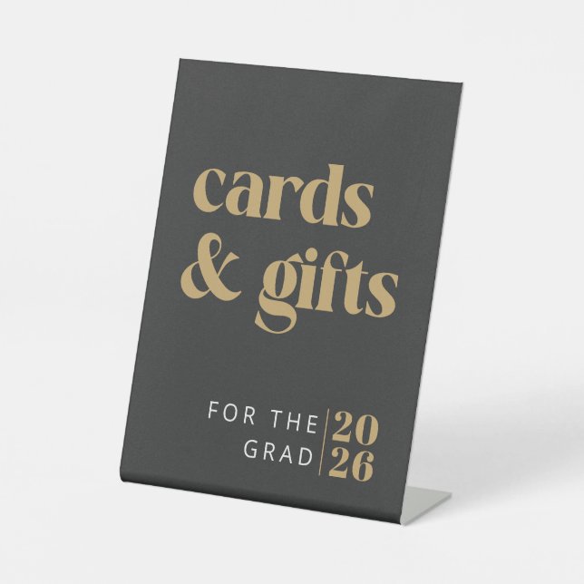 Expositor En L Cards & Gifts Graduation Party (Anverso)