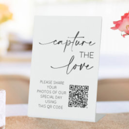 Expositor En L Carga de aplicación fotográfica de código QR de bo