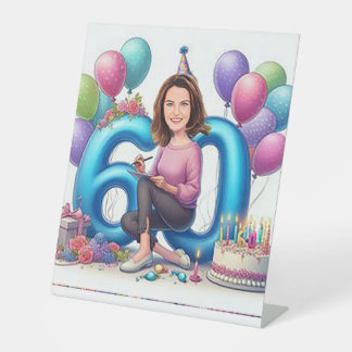 Expositor En L "Caricatura Personalizado - Envíe su foto y yo le