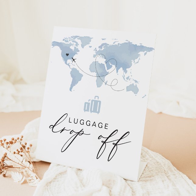 Expositor En L CARMEN Azul Viaje Equipaje Temático Despacho (Subido por el creador)