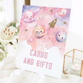Expositor En L Cartas y regalo Planetas del espacio exterior fies