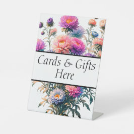 Expositor En L Cartas y regalos aquí seña de mesa de regalo de bo