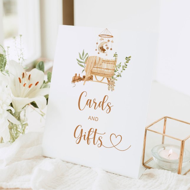 Expositor En L Cartas y regalos para el vivero de Boho (Subido por el creador)