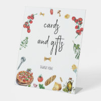 Cartas y regalos símbolo de estilo italiano