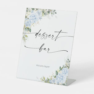 Expositor En L Cartel de barra de postres para baby shower floral