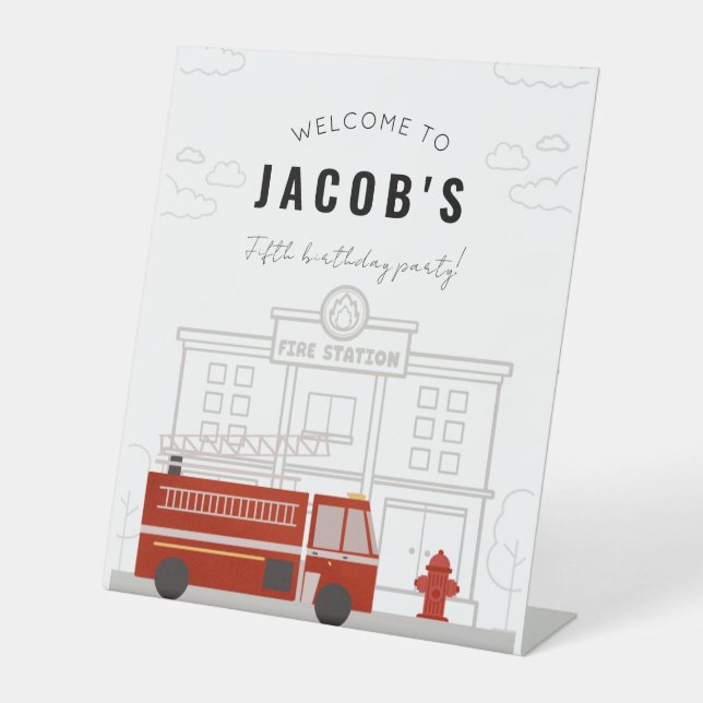 Expositor En L Cartel de bienvenida de la fiesta de cumpleaños de (Anverso)