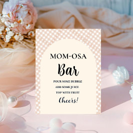 Expositor En L Cartel de Favor de la ducha de bebé de Cutie Pie T