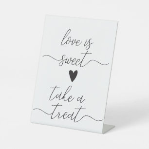 Expositor En L Cartel de la recepción de la boda de la mesa de po